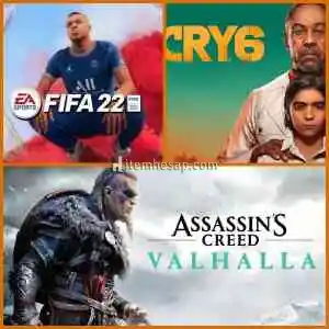 Far Cry 6 + AC Valhalla + Fifa 2022