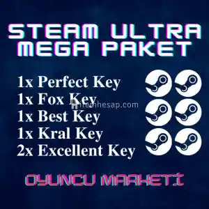 Steam Ultra Mega Paket 6 Key (Sınırlı Stok Bulunmakta) (Büyük İndirim Kısa Süreliğine)