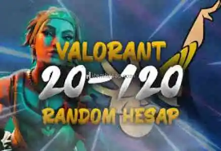 20-100 arası random valorant hesap