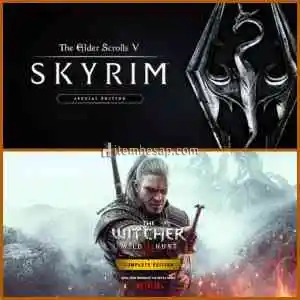 Witcher 3 + Skyrim V + Garanti