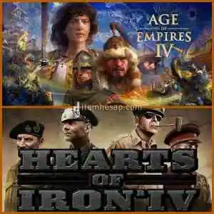 Hearts Of İron IV + Age Of Empires 4 + Garanti