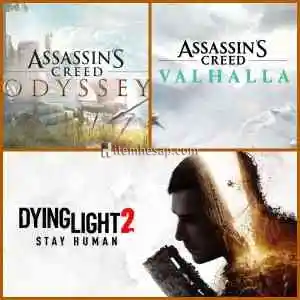 Dying Light 2 +AC Valhalla + Odyssey + Garanti