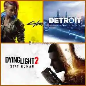 Detroit + Cyberpunk 2077 + Dying Light 2 + Garanti