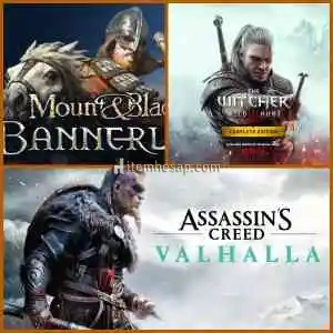 Bannerlord + Witcher 3 + AC Valhalla + Garanti