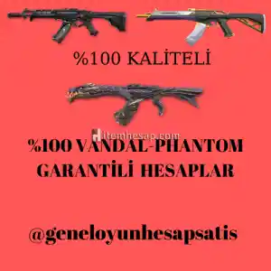 0 VANDAL-PHANTOM GARANTİLİ RANDOM HESAP