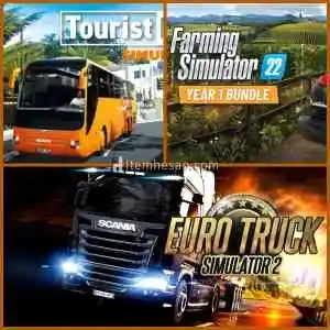 Tourıst Bus Simulator 21 + Ets 2 + Farming Sim 22 + Garanti