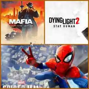 Spiderman + Mafia DE + Dying Light 2 + Garanti