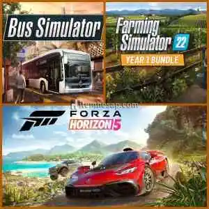 Forza Horizon 5 + Bus Sim 21 + Farming Sim 22 + Garanti