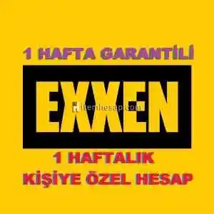 KİŞİTE ÖZEL 1 HAFTALIK EXXEN REKLAMSIZ PAKET