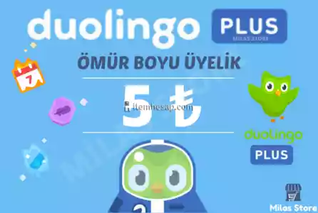 Duolingo Plus - Üyelik & KİŞİYE ÖZEL