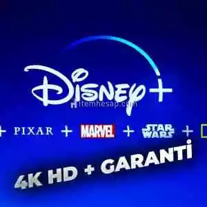 ✅4K Ultra Hd✅1 Aylık Disney Plus Üyeliği 30 Gün Garanti/Hızlı Teslimat/