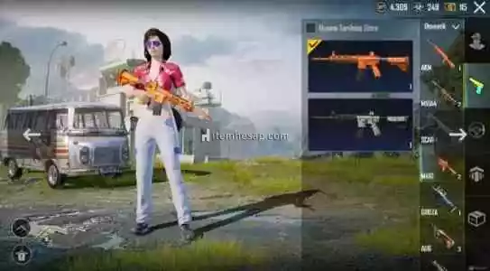 Sürumcü emojili 6 sezon RP li bol silah skinli hesap