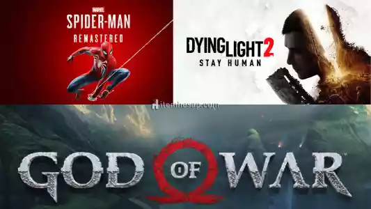 Gow + Spiderman Remastred+ Dying Light 2