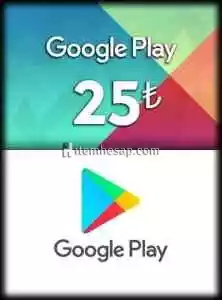 25 Tl'lik Google Play Kodu