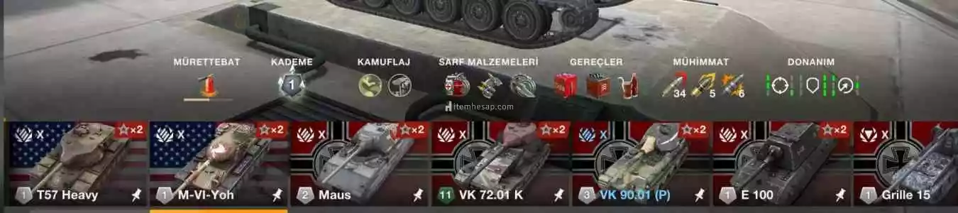 World Of Tanks Blitz Satılık Hesap