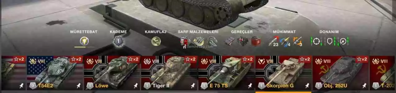 World Of Tanks Blitz Satılık Hesap