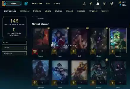 Lol Tertemiz Gold Hesap Not: İlk Sahibiyim.