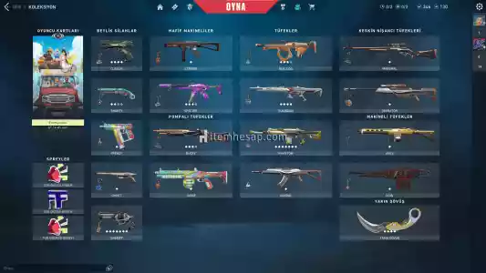 Asil Phantom + Yağmacı Sherrif + 5 BattlePass'li plat 3 hesap