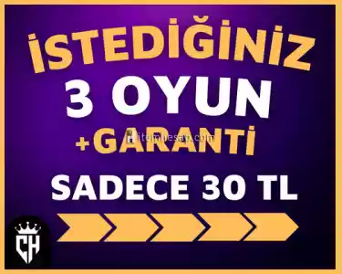 İstediğiniz 3 Oyun