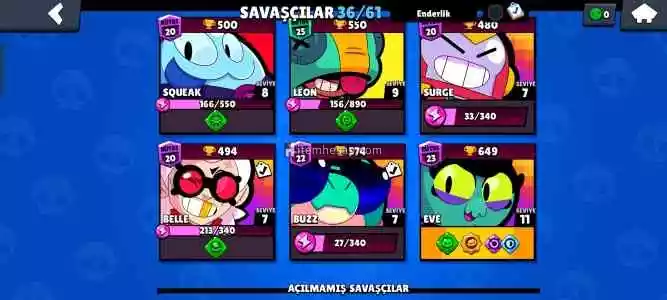 Brawl Stars 17 K Hesap