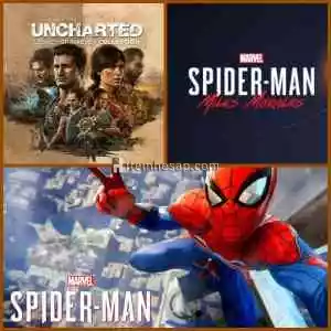 Uncharted + Spiderman Remastered & Miles Morales
