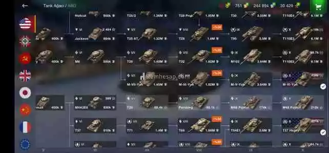 Wotblitz Hesabı Bol Prelihesap Agaçların Çoğu Kasılı