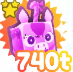 Roblox Pet Simulatör X 4 Tane Dm Candycane Unicorn