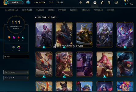 6 Yıllık Emek Lol Hesabım