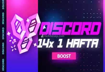 Discord 1 Haftalık 14X Boost - Hemen Teslim