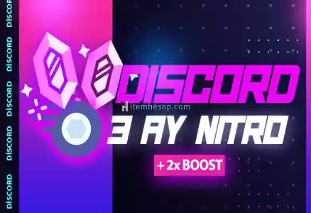 Dıscord 3 Aylık Nitro + 2X Boost