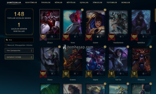 Platin 3 22 Köstüm 70 Şampiyon