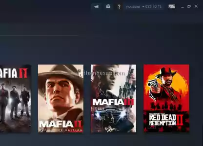 Steam Hesabı+Yüklü Cüzdan