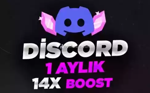 1 Aylık 14X Discord Server Boost