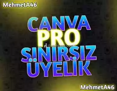 Canva Pro + Sınırsız + Kişiye Özel