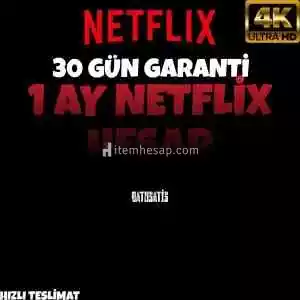 [1 Ay Netflix Hesap Ultra Hd 4K] 30 Gün Garanti