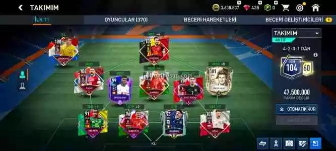 104 Gen Fifa Mobile Hesabı Satılık Acil