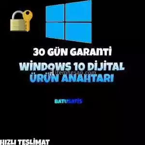 [Windows 10 Dijital Ürün Anahtarı] 30 Gün Garanti