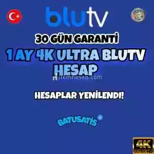 [1 Ay Blutv Hesap 4K Ultra] 30 Gün Garanti