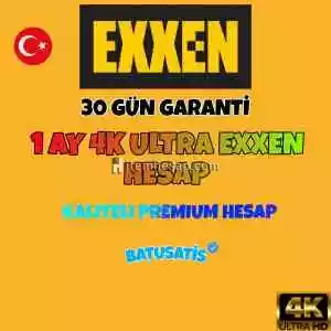 [1 Ay Exxen Hesap 4K Ultra] 30 Gün Garanti