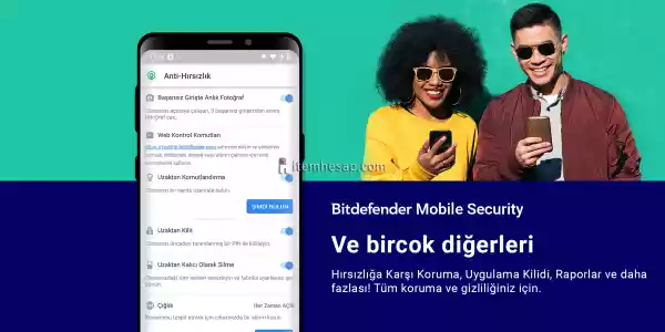 Bitdefender Mobile Security - 1 Aylık Premium Hesap