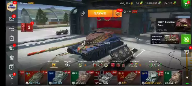 World Of Tanks Blitz Satılık Hesap