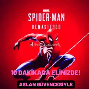 Marvel Spiderman Remastered+Garanti+10 Dakikada Teslimat