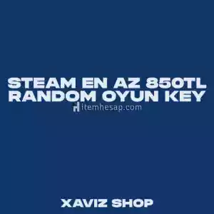 En Az 850TL Steam Random Oyun Key (7/24 Oto Teslim)