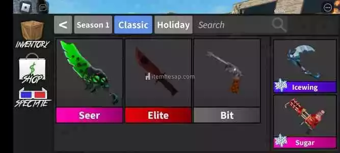 Murder Mystery 2 Silah Ve Bıçaklar Godly Tanesi 300Tl