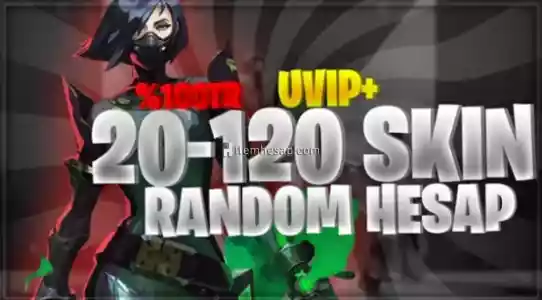 Valorant 20-120 Skin Tr Uvip+ Random Hesap