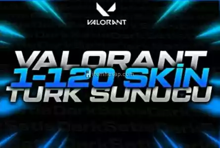 {Tr] Sunucu 2 Adet Tr Hesap Valorant  1-120 Skin Arası Hesap