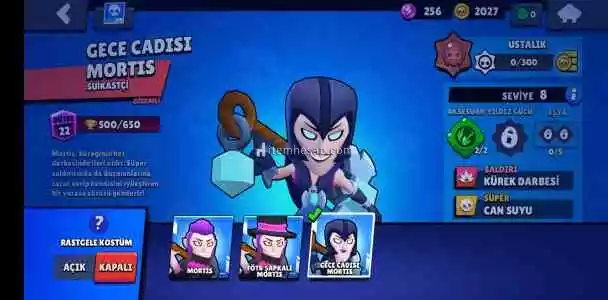 12.5 K Bol Skinli Brawl Stars Hesap