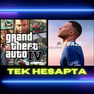 FİFA22+GTA4+TEK HESAPTA 6 AY GARANTİLİ