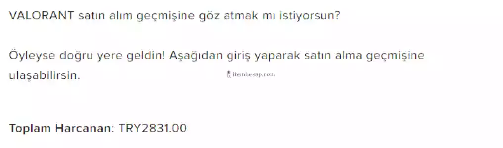 İmmortal Hesap 2831 Tl Yüklenmiş