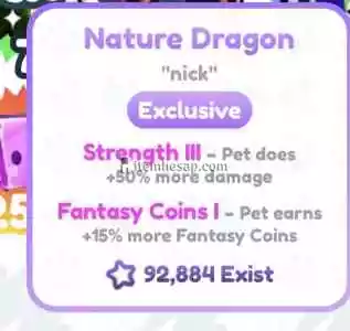 Pet Simulator X Nature Dragon